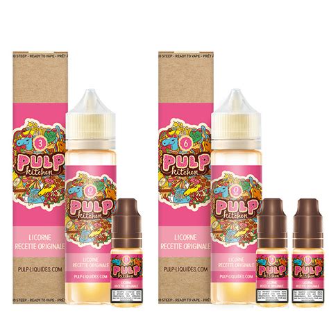 Pack Licorne Recette Originale Ml Pulp Lca Distribution