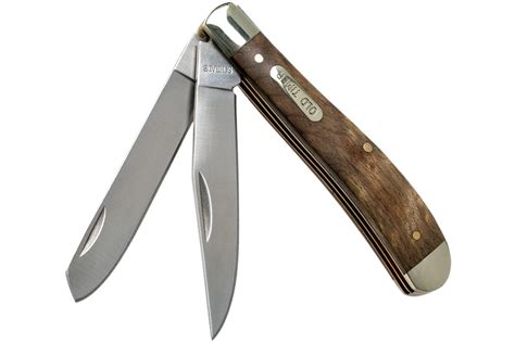 Old Timer Gunstock Trapper 94otwdesert Ironwood Couteau De Poche