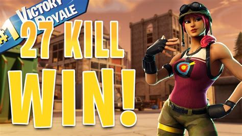 New Personal Solo Kill Record 27 Kills MoNsTcR Fortnite Battle