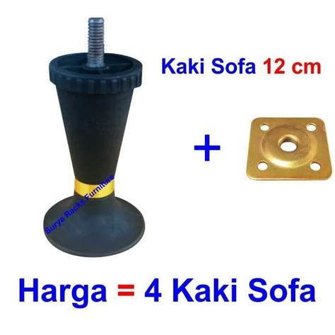 Jual Pcs Kaki Springbed Stabil Cm Hitam Untuk Spring Bed Sofa Kursi