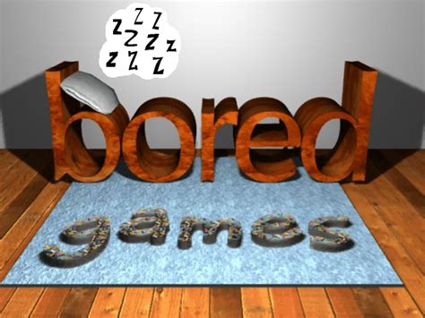 BORED GAMES Brand Board Games