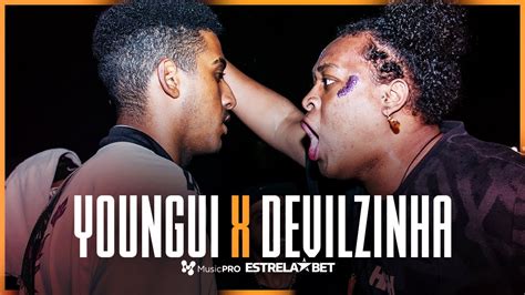 YOUNGUI X DEVILZINHA PRIMEIRA FASE 312ª Batalha da Aldeia YouTube