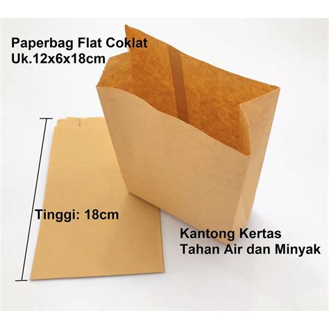 Jual Kertas Samson Coklat Packaging Olshop Paperbag Kantong Tahan Air