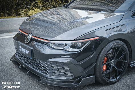 CMST VOLKSWAGEN GOLF MK8 GTI R LINE CARBON FIBRE FRONT LIP Mod Central