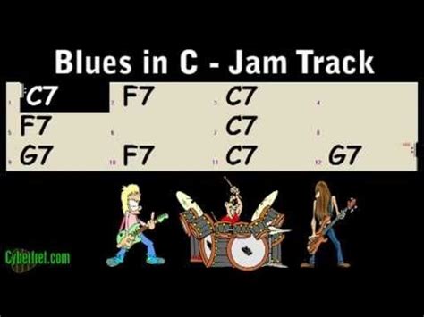 Slow Blues Jam Track In C Major Blue Jam Blues Guitar Blues