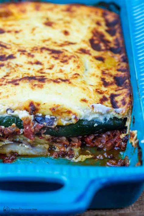 Best Vegetarian Moussaka Recipe The Mediterranean Dish