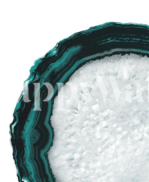 Teal Agate Glam Wallpaper Happywall