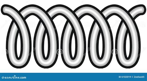 Coil Cartoon Vector | CartoonDealer.com #6102019