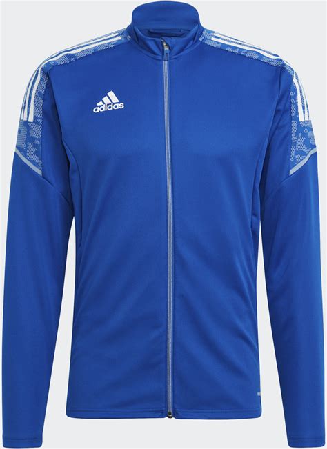 Adidas Man Condivo 21 Primeblue Track Top Royal Blue White GH7130 Ab