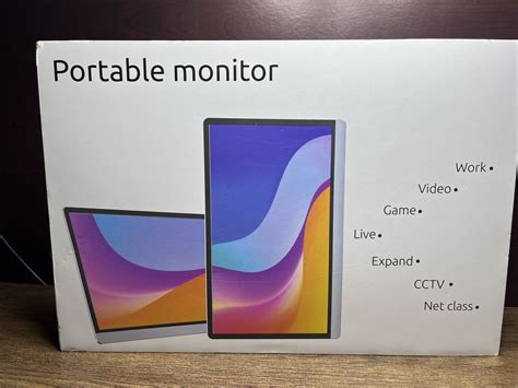 Ayy Portable Monitor Inch Fhd P Travel Screen Open Box Ebay