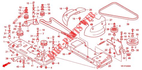 Blade Control Belt For Honda HF2417 Honda