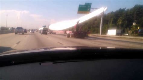 Trucks Carrying Wind Turbine Blades Houston Youtube