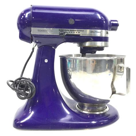 Lot Kitchenaid Cobalt Blue Stand Mixer