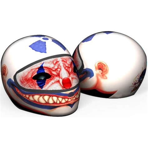 SkullSkins Clown Full Face Street Motorcycle Helmet Cover Amazon In