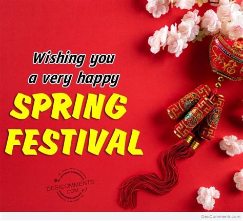 Wishing You A Very Happy Spring Festival - Desi Comments