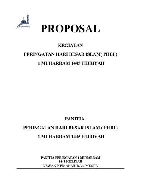 Proposal Phbi Pdf