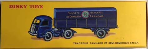 Atlas Dinky Toys Tracteur Panhard Et Semi Remorque Sncf Ab Neuf