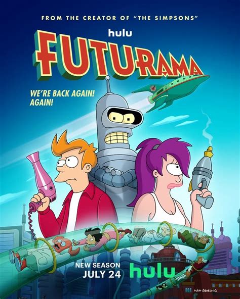 Futurama Reveals New Poster For Hulu Revival Weekly Geek