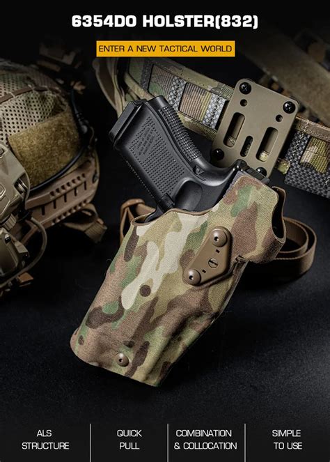 Tactical Holster For Glock Bearing Flashlight Coldre Store Premium