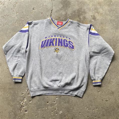 Vintage Minnesota Vikings Crewneck Vintage Depop