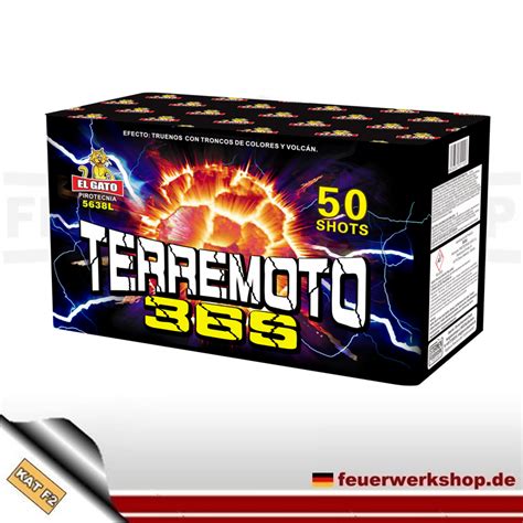 El Gato Feuerwerk Sec Terremoto