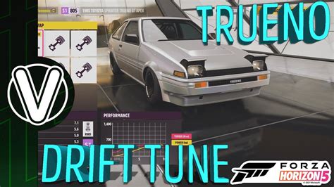 Forza Horizon 5 Toyota Trueno Drift Build And Tune CRAZY GOOD