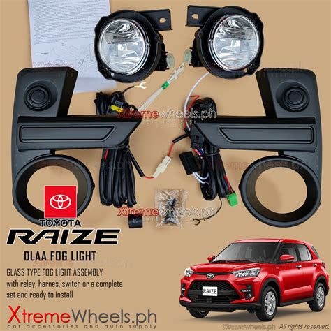 Toyota Raize E G Turbo To Genuine Dlaa Fog Light Foglights