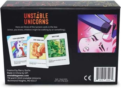 Unstable Unicorns Nsfw Juego De Mesa En Espa Ol