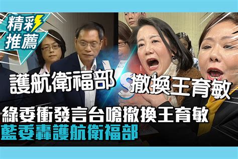 【cnews】衛環委員會「藍綠混戰」一次看！綠委衝發言台嗆撤換王育敏 藍委轟護航衛福部 匯流新聞網