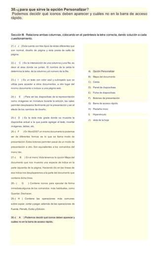 Examen De Word PDF