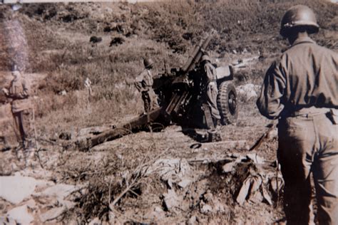 Ethiopian Soldiers Of The Kagnew Battalion Firing Artillery At North