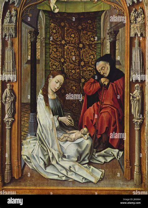 Juan De Flandes Nativity Granada 012 Stock Photo Alamy