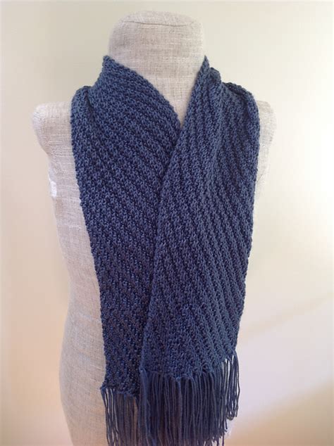 Knitting Patterns Galore Diagonal Scarf