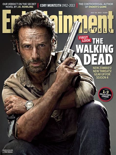 The Men Of The Walking Dead Brood On Magazine Covers Giant Freakin