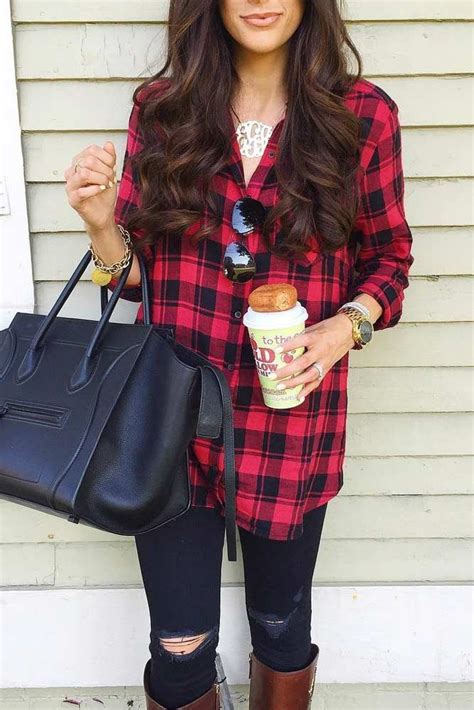 33 Flannel Fall Outfits Style Tips How To Wear Your Favorite Shirt Fall Outfits Fashion