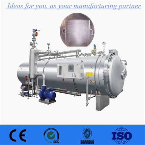 Automatic Water Spray Retort Autoclave Sterilizer For Food Packaging