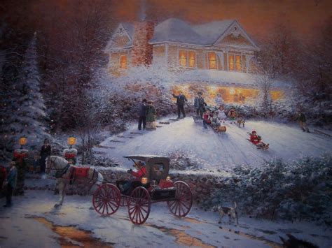 Thomas Kinkade Christmas - Christmas Photo (40841957) - Fanpop