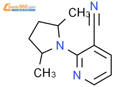 870066 98 1 3 Pyridinecarbonitrile 2 2 5 dimethyl 1 pyrrolidinyl 化学式