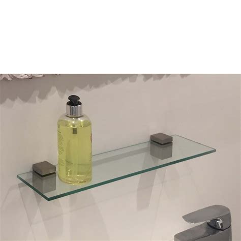 Cube Glass Shelf Kit 400x100x6mm Mastershelf