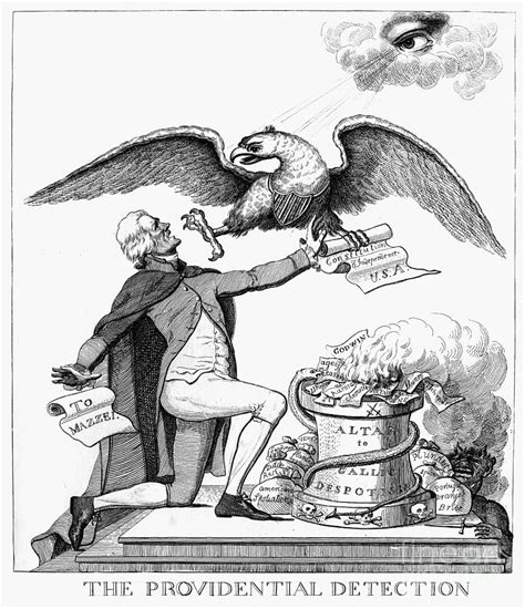 Jefferson Cartoon 1800 Photograph By Granger