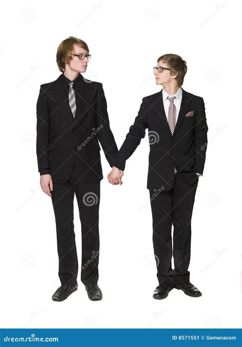 Two Men Holding Hands Stock Image - Image: 8571551