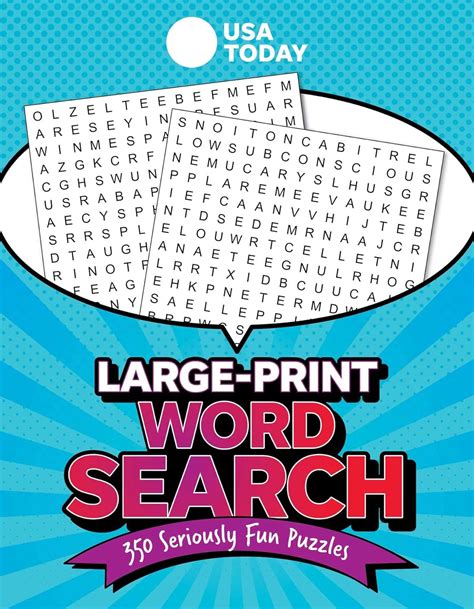 Usa Today Large Print Word Search 350 Seriously Fun Puzzles Usa Today