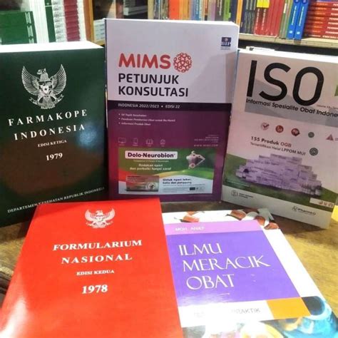 Jual Buku Paket Farmasi Mims Iso Imo Formularium Dan Farmakope Ed