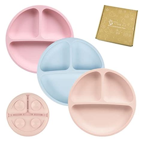 Mia Li Lot De Assiettes Ventouse Pour B B Avec Ventouse