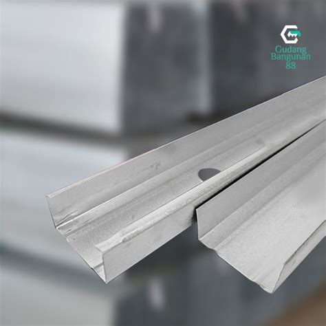 METAL STUD RANGKA PARTISI GYPSUM U RUNNER 76 X 3 Gudang Bangunan 88