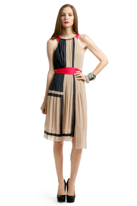 Color Block Perfection Dress By Bcbgmaxazria For Rent The Runway