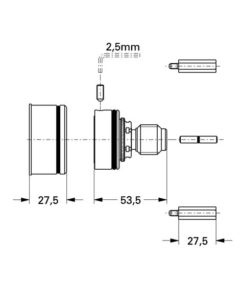 Grohe Extension Set 275mm 47328000 Superbath