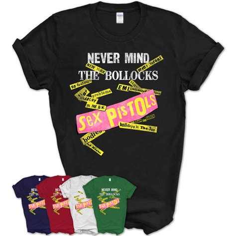 Sex Pistols Never Mind The Bollocks Tabs T Shirt Teezou Store