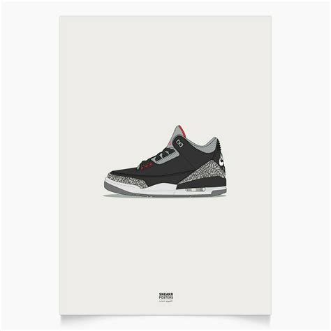 Jordan 3 Black Cement