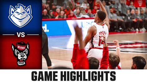 Saint Louis Vs NC State Game Highlights 2023 24 ACC Mens Basketball